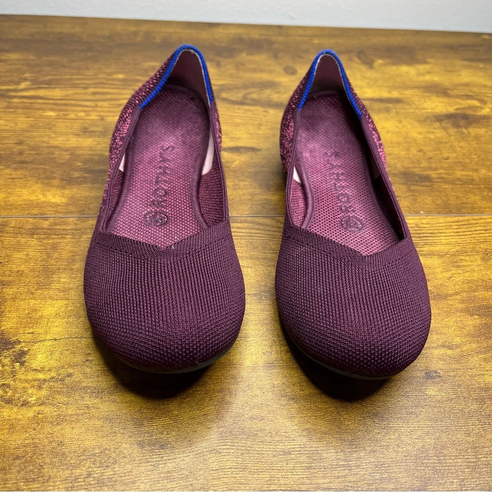 Rothy’s Burgundy Fig Python Flats - image 2